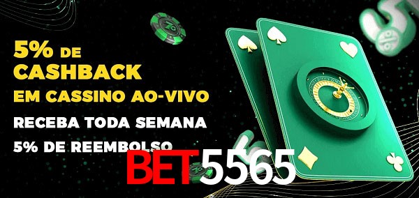 Promoções do cassino ao Vivo bet5565